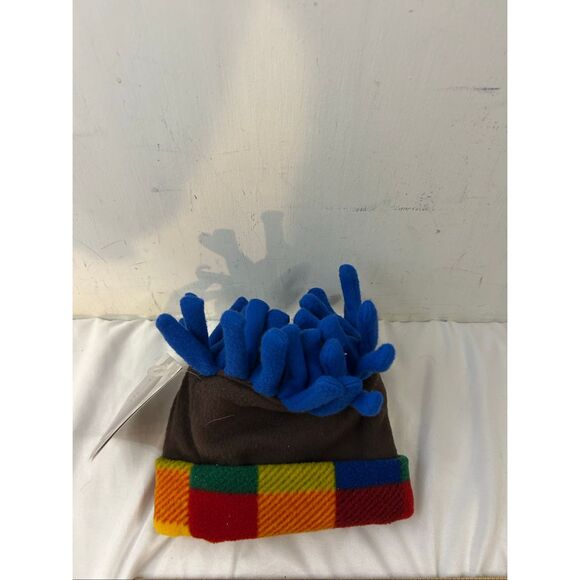 Mimi little locks hat styles royal blue spike baby 3-12m hat new - Picture 4 of 5